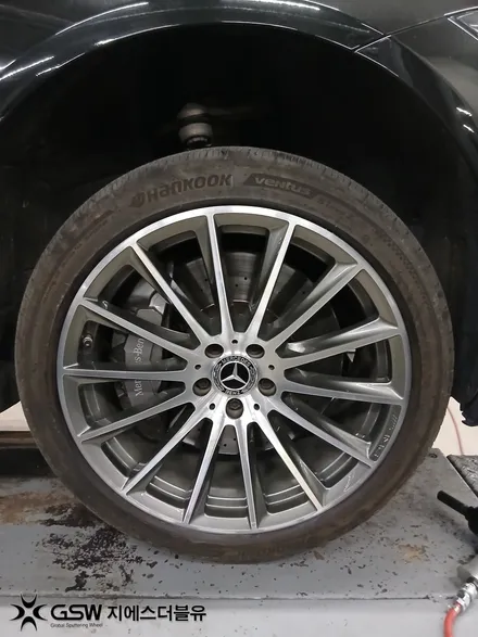 부산 벤츠 S580 20인치 다이아컷팅 휠복원 후기 휠 교체 고민 끝! / 광주 서구 매월동