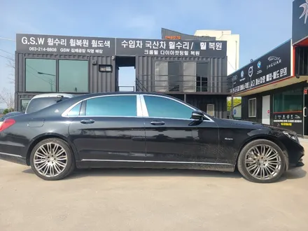 벤츠S클래스 마이바흐 휠수리 지에스더블유 수입차휠수리 수입차휠복원 전주휠 익산휠 군산휠 대전휠 광주휠 전주휠수리 전주휠복원 스퍼터링 블랙크롬 분체도장 휠도장 휠도 / 광주 서구 매월동