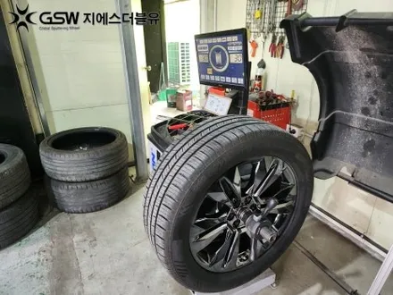 광주 모하비 휠도색 20인치휠 블랙크롬 도색 잘하는 업체! 지에스 더블유! / 광주 서구 매월동