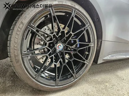 광주 BMW 휠도색 M4 20인치휠 블랙유광 작업 후기 / 광주 서구 매월동