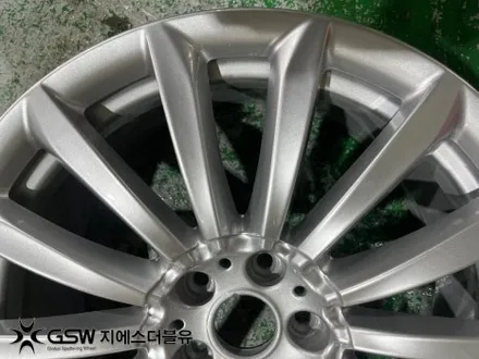 BMW 휠복원 6GT 19인치휠 실버 스크래치 작업 / 광주 서구 매월동