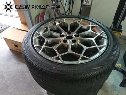 제네시스 G80 녹용 19인치휠 판교 휠복원 / 광주 서구 매월동