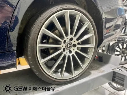 벤츠 E클래스 20인치휠 다이아컷팅 부산 휠복원 잘하는 업체! GSW! / 광주 서구 매월동