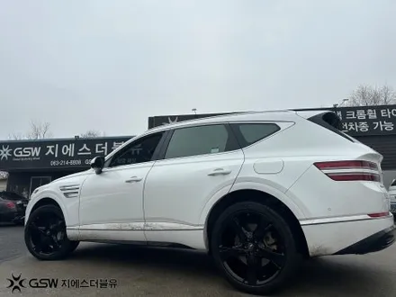 전주 제네시스 GV80 블랙유광 휠도색 22인치 후기 / 광주 서구 매월동