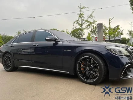[GSW]벤츠 S63 AMG 순정 20인치 다이아커팅 휠복원 및 휠도색 / 광주 서구 매월동