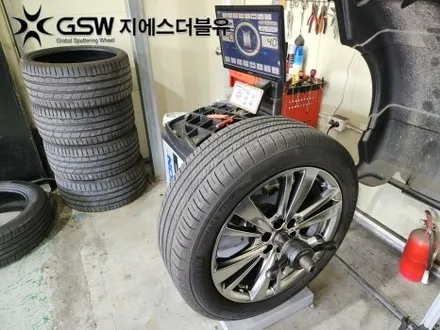 이천 휠도색 캐딜락 XT5 20인치휠 반광 스퍼터링 휠도색 작업 후기 / 광주 서구 매월동