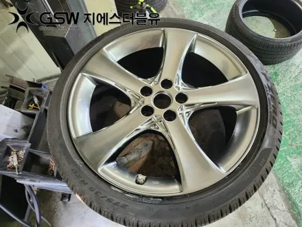 아산 휠복원 제네시스 G80 20인치휠 반광 스퍼터링 휠복원 작업후기 / 광주 서구 매월동
