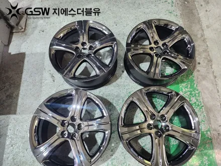 경기광주 휠도색 푸조 508 18인치휠 블랙유광 크롬 휠도색 작업공정은? / 광주 서구 매월동