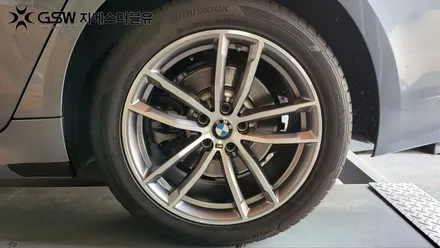 광주 휠복원 BMW 520D 18인치휠 상처로 인한 다이아컷팅 휠복원 작업 후기 / 광주 서구 매월동
