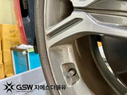 광주 휠복원 스팅어 19인치휠 다이아컷팅 작업 후기 / 광주 서구 매월동