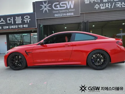 BMW M4 BBS 사제휠 19인치 블랙무광 휠도색 작업 후기 / 광주 서구 매월동