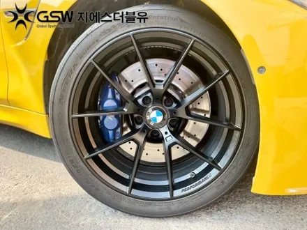 화성휠도색 BMW M4 19인치휠 블랙무광 작업 후기 / 광주 서구 매월동