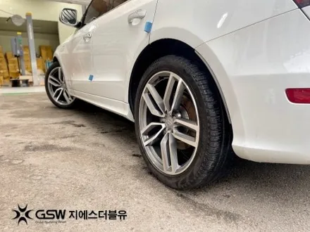 판교 아우디 SQ5 21인치휠 다이아컷팅 휠복원 작업 후기 / 광주 서구 매월동