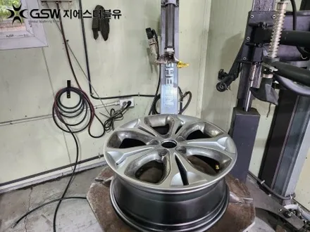 판교 휠복원 현대 I30 17인치휠 실버 스크래치 작업 후기 / 광주 서구 매월동