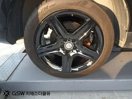 수원 휠도색 벤츠 GLE 350D AMG 20인치휠 블랙크롬 작업 후기 / 광주 서구 매월동