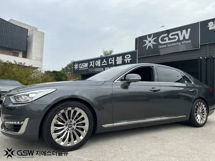 부산 제네시스 EQ900 19인치 화이트 크롬 휠도색 / 광주 서구 매월동