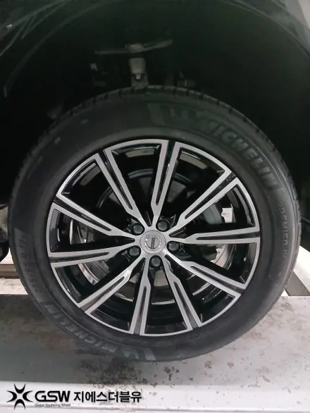 부산 볼보 XC60 19인치 다이아컷팅 휠복원 GSW 부산점 작업 후기 / 광주 서구 매월동