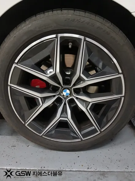부산 BMW 5시리즈 휠, 새것처럼 복원한 후기 / 광주 서구 매월동