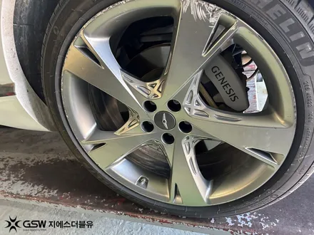 전주 제네시스 GV80 블랙유광 휠도색 22인치 후기 / 광주 서구 매월동