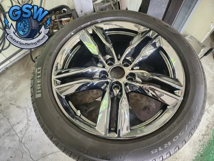 [BMW 휠도색] 블랙크롬 휠도색 BMW X1 18인치 컷팅휠 순정휠 휠복원 부터 도색까지 작업 후기 / 광주 서구 매월동
