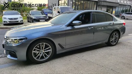 [광주 중고휠] BMW 520D 18인치 휠 긁힘으로 인한 다이아컷팅 휠 수리장착 작업 후기 / 광주 서구 매월동