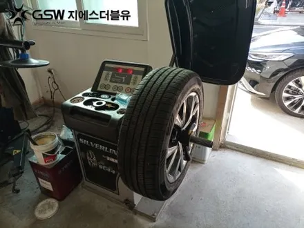 성남 싼타페 19인치휠 반광 스크래치 휠복원 작업 후기 / 광주 서구 매월동