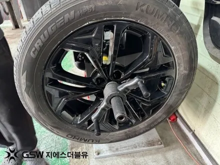 싼타페 TM 19인치 블랙유광 수원휠도색 작업 후기 / 광주 서구 매월동