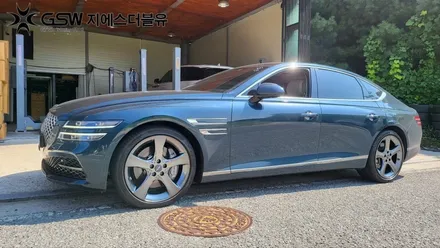 광명 휠복원 제네시스 G80 20인치휠 상처로 인한 복원장착 후기 / 광주 서구 매월동