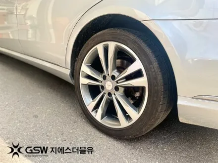 군산 벤츠 휠복원 E300 18인치휠 다이아컷팅 휠복원 작업 후기 / 광주 서구 매월동