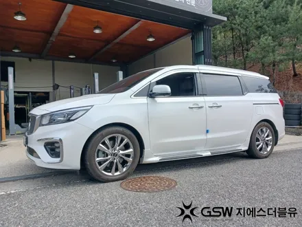 군산 카니발 19인치휠 화이트 크롬 휠도색 작업 후기 / 광주 서구 매월동