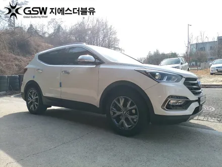 공주 싼타페 휠복원 19인치휠 도장면 떨어짐으로 인한 휠복원 작업 후기 / 광주 서구 매월동