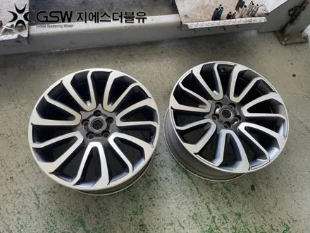 랜드로버휠수리 레인지로버 보그 22인치휠 컷팅휠 작업 후기 / 광주 서구 매월동