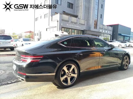 하남 제네시스 G80 20인치휠 반광 스크래치 휠복원 작업 후기 / 광주 서구 매월동
