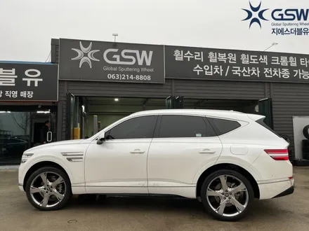 제네시스 GV80 22인치 휠복원 긁힌 자국 스퍼터링 휠도색 전주휠복원 지에스더블유전주점 / 광주 서구 매월동