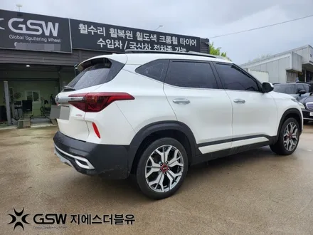 전주 셀토스 순정 18인치휠 연석으로 인한 다이아컷팅 휠복원 작업 후기 / 광주 서구 매월동