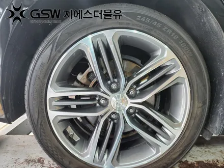 [화성휠복원] 현대 그랜져 IG 18인치 휠 스크래치로 인한 다이아몬드컷팅 휠복원 작업 후기 / 광주 서구 매월동