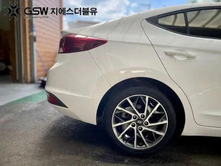 군산 중고휠 현대 아반떼 AD 17인치 휠 긁힘으로 인한 다이아컷팅 휠복원 작업 후기 / 광주 서구 매월동