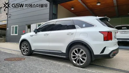 광주 휠수리 쏘렌토 MQ4 20인치휠 긁힘으로 인한 복원 작업 후기 / 광주 서구 매월동
