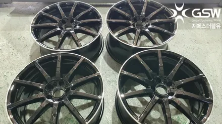 벤츠 S500 AMG 20인치 휠복원 전문적인 순정 휠도색 / 광주 서구 매월동