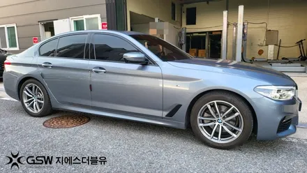 [광주 중고휠] BMW 520D 18인치 휠 긁힘으로 인한 다이아컷팅 휠 수리장착 작업 후기 / 광주 서구 매월동