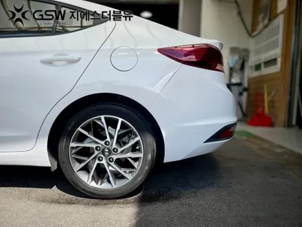 군산 중고휠 현대 아반떼 AD 17인치 휠 긁힘으로 인한 다이아컷팅 휠복원 작업 후기 / 광주 서구 매월동