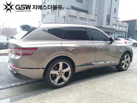 김해 휠복원 제네시스 GV80 22인치휠 상처로 인한 복원 장착 작업 후기 / 광주 서구 매월동