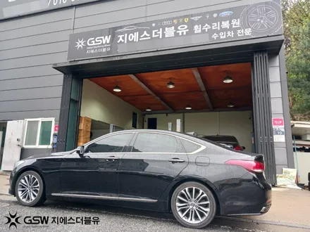 제네시스 DH 18인치휠 광주 휠복원 잘하는 업체 소개해 드립니다! / 광주 서구 매월동