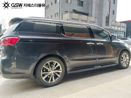 세종 카니발 19인치휠 화이트 크롬 휠도색 작업 후기 / 광주 서구 매월동