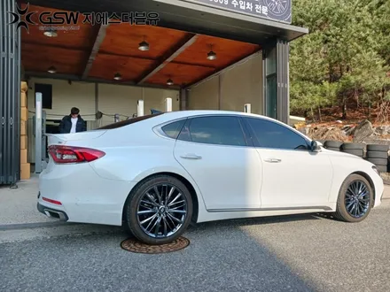 그랜저 IG 19인치휠 휠도장면 떨어짐으로 인한 블랙크롬 휠도색 작업 후기 / 광주 서구 매월동