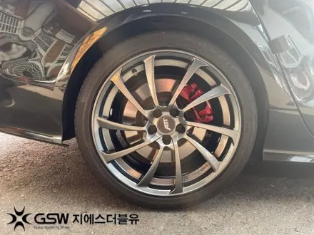 강남 아우디 S7 20인치휠 반광 스크래치 휠복원 작업 후기 / 광주 서구 매월동