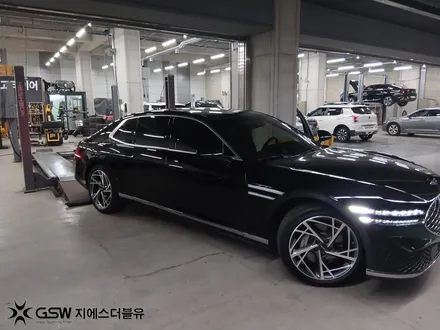 부산 제네시스 G90 20인치 다이아컷팅 휠복원 후기 출차 중 연석 스크래치 복원 / 광주 서구 매월동