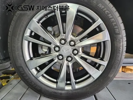 이천 휠도색 캐딜락 XT5 20인치휠 반광 스퍼터링 휠도색 작업 후기 / 광주 서구 매월동
