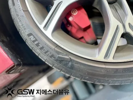 광주 휠복원 스팅어 19인치휠 다이아컷팅 작업 후기 / 광주 서구 매월동