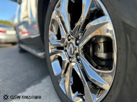 전주 G4렉스턴 휠도색 후기 20인치 화이트 크롬 휠복원 / 광주 서구 매월동